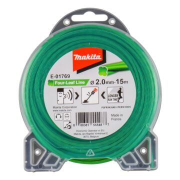 Makita E-01769 Maaidraad 2x15mtr groen