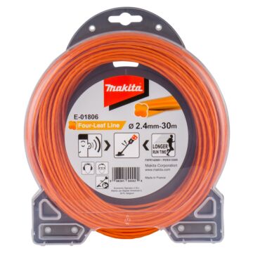 Makita E-01806 Maaidraad 2,4x30mtr oranje