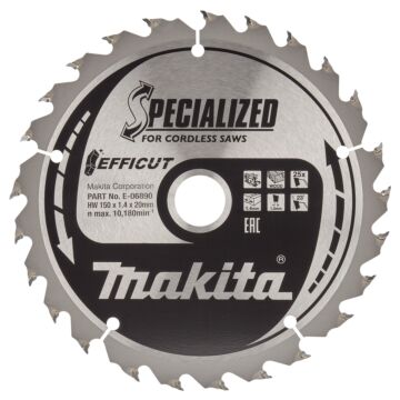 Makita E-06890 Cirkelzaagblad Hout
