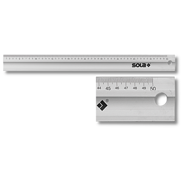 Sola Werkplaatslineaal LAB1000 ALU 1000x50x5 mm. 