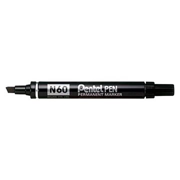 Pentel Markeerstift, Permanent Marker N60, Zwart