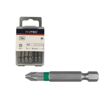 Schroefbit 50mm Rotec  PZ3 x 10 Box 