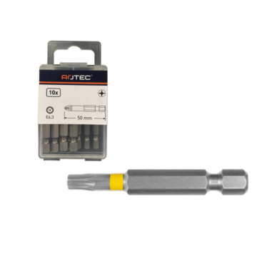 Schroefbit torx Rotec T15 x 10 Box 