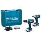 Makita DK18922A01 18 V Combiset (klop)boren en (slag)schroeven (G-range)