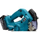 Makita DCC500RTJ 18 V Diamantsnijder droog 125 mm