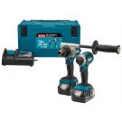 Makita DLX2432TJ 18 V Combiset voor zwaardere boor- en (slag)schroefklussen