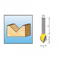 V-groef frees